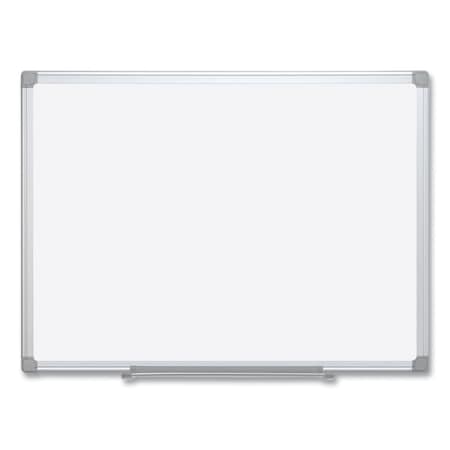Mastervision Dry Erase Board, 4x6, Earth, White, Dry Erase, Aluminum Frame, White MA2700790